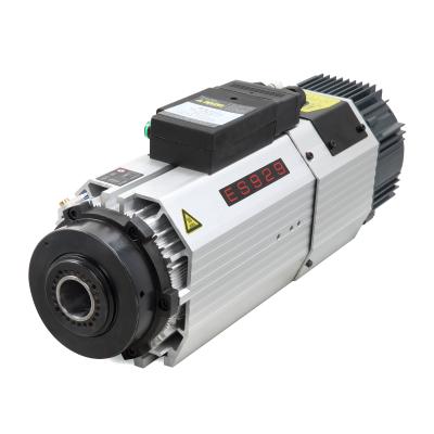 China 12KW High Torque Water Cooling ISO30 ATC CNC Woodworking Spindle Motor with Encoder for sale