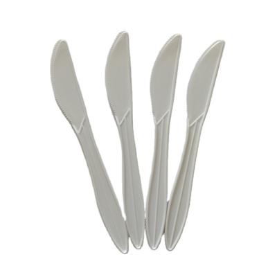 China Best Price Eco Friendly Plastic Disposable Cornstarch Cake Cutlery Cutlery Set Biodegradable Cutlery Set for sale