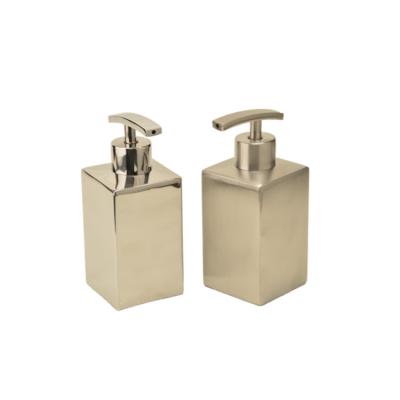 China High Quality Manual Foam Soap Dispenser Bathroom Stainless Steel Press Dispenser Liquid Soap Dispenser Bottle for sale