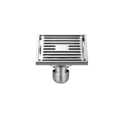 China New Modern Shower Toilet Stainless Steel Satin Deodorizer Floor Drain Shower Drain Straight Square Linear Floor Drain for sale