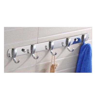 China Sustainable Wholesale Wall Mounted Main Hook Rack Stainless Steel Coat Hanger Hook Rack for sale