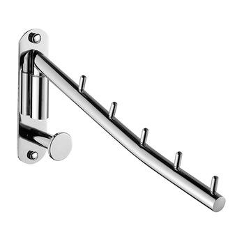 China Viable Wholesale Creative Hotel Wall Cap Furnishing Stainless Steel Wall Hanging Coat And Clothes Rack Hook for sale