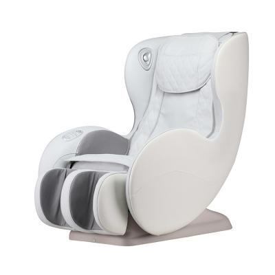 China Body Massage Chair Beige With Bluetooth Speakers Heated Massage Chairs Slim Portable Back Massage Chair for sale