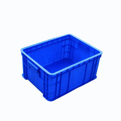 China Disposable Plastic Crates Folding Stackable Turnover Box With Lid Plastic Moving Crate for sale