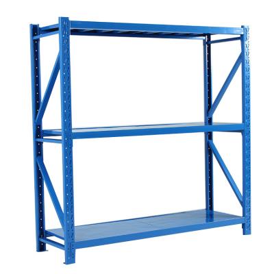 China Rustproof Anti-Corrosion Adjustable Multilevel Storage Shelving Metal Warehouse Shelves Rack Shelf Warehouse for sale