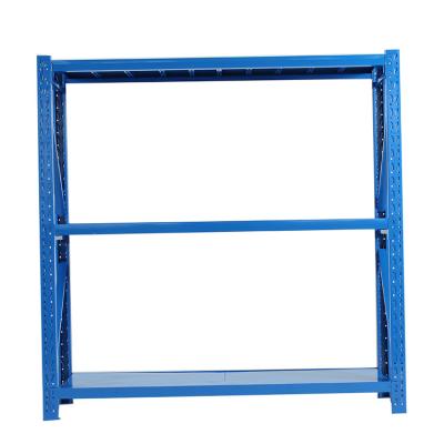 China Rustproof Anti-Corrosion Adjustable Height Boltless 4 Tier 5 Tier Shelf Warehouse Shelving Unit Garage Storage Rack for sale