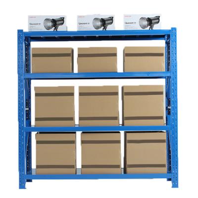 China Rustproof Industrial Storage Warehouse Medium Duty Steel Rack Anti-Corrosion For Racking Shelf Rack Wholesale for sale