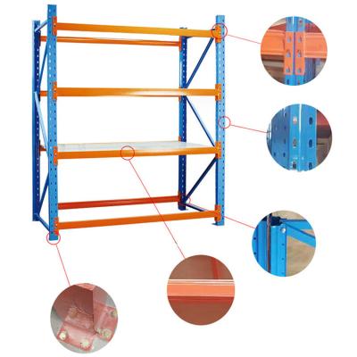 China Rustproof Anti-corrosion Manufacturer Supply Large Storage Pallet Heavy Logistic Beam Loft Industrial Warehouse Shelves for sale