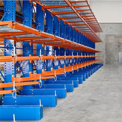 China Rustproof Anti-Corrosion Arm Stretching Scaffolding Cantilever Racking For Rebar Storage Cantilever Racks for sale