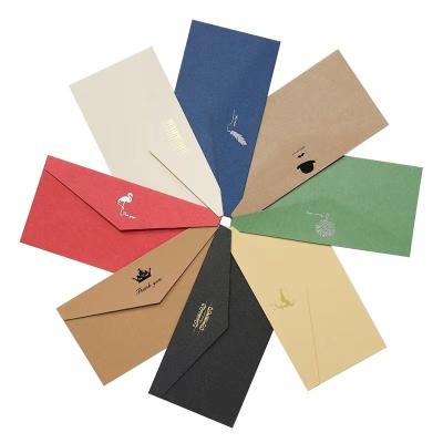 China Romantic Envelopes Paper Products Customized Fancy Printed Gold Foil Wrapping Paper Gift Wrapping Paper Envelope for sale