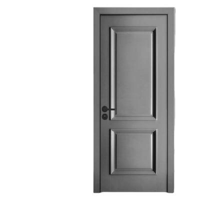 China modern cheap price interior room decorative wpc wood plastic composite door waterproof and moisture proof for sale