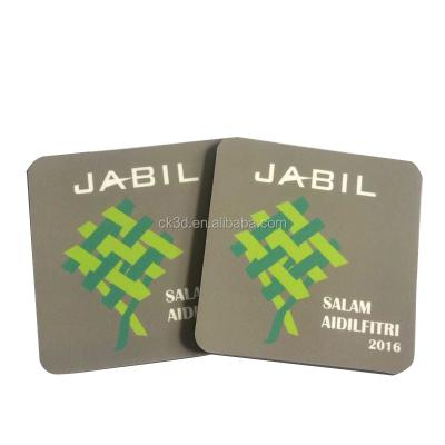 China Custom Round Absorbent Cardboard Drink Paper Coaster Viable for sale