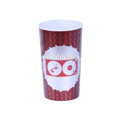 China 2021 Viable Factory 300ml PP Mug 3D Printing Custom Lenticular Plastic Cup With Straw And PP Cup Lid For Kids for sale