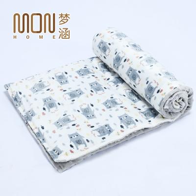 China PORTABLE Hot Selling Cotton Custom Sensory Sleeping Weigthed Kids 100% Home Weigthed Blanket for sale