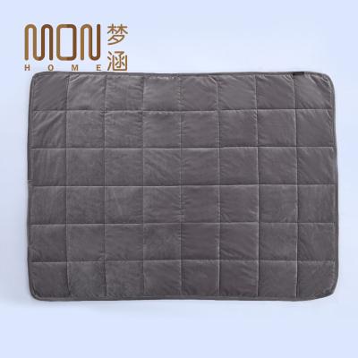 China PORTABLE Chinese Factory Supply 5lbs Adult Sensory Integrated Weighted Blanket for sale