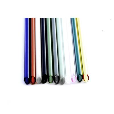 China China Sustainable Manufacturer Eco Friendly Reusable Glass Straw Set With Best Quality for sale