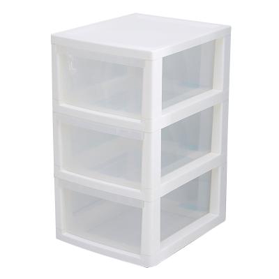 China Sustainable Home Manufacturer Hot Sales PP Plastic Type Drawer Storage Cabinet for sale