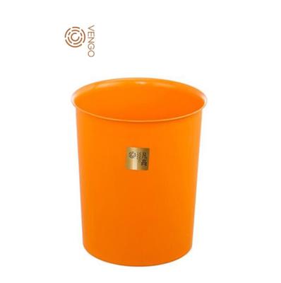 China SGS Certificate Sustainable Household Cleaning Waste Bin Plastic Paper Cheap Plastic Trash Bin for sale