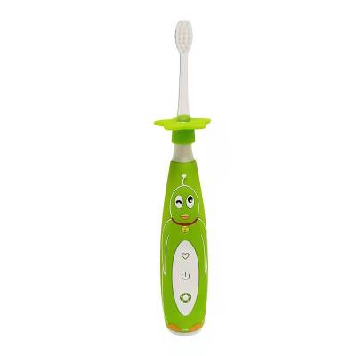 China Baby Cartoon Toothbrush Soft Bristle Protect Erasers Lion Handle Playful Children Kids Toothbrush With Gun Toy 014 for sale