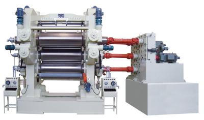 China Zacht pvc-gebruik 4 van de Kalendermachine Broodje voor Filmbanner 1800mm - 4000mm Breedte Te koop