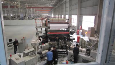 China Flexible PVC Floor Tile Production Line With Siemens Motor Fully Automatic for sale