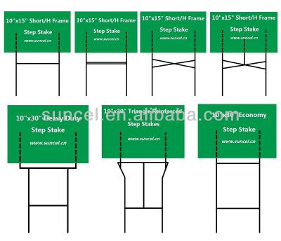 China For Singage Iron Stakes For The Yard Sign for sale