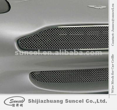 China Plain Weave Metal Mesh For Car Front Grille And Car Accessories for sale