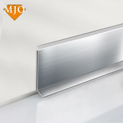 China Foshan MJO Modern Flooring Accessories Skirting Board For Flooring Decoration 304/316 Stainless Steel Trim Trim Baseboard for sale