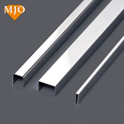 China Foshan Supplier MJO Modern High Quality Tile Accessories Tile Profiles For Building Wall Decoration 304/316 Stainless Steel Tile Trim for sale