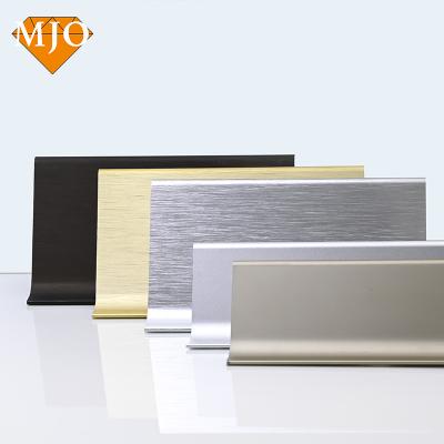 China Foshan Factory MJO Modern High Quality Aluminum Curling Board Profiles For Floor Decoration OEM Logo Aluminum Baseboard for sale