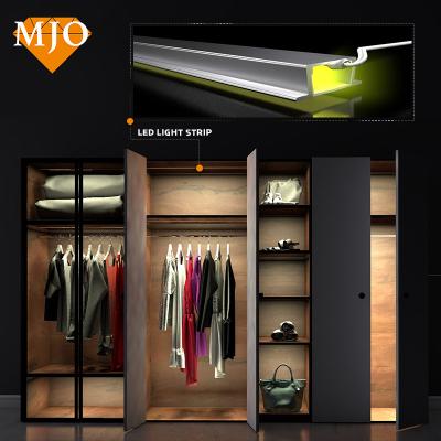 China The hot sale aluminum led profile aluminum from floor/wall/etc supplier MJO. Foshan Led Strips For Cabinet Or Wardrobe Decoration High Quality Light Bar for sale