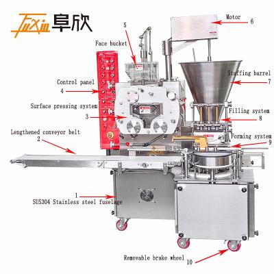 China Hotels Automatic multi-function double row Shaomai forming machine for sale