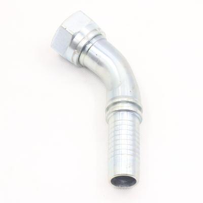 China Hydraulic System Inventory Large Carbon Steel 60 Degree Cone Female 22742 BSPP Thread Pipe Swivel Elbow for sale