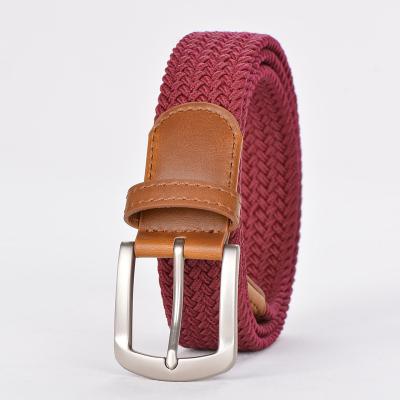 China Men Women Woven Stretch Braided Belt For Golf Pants Jeans Shirts Casual Accessories for sale