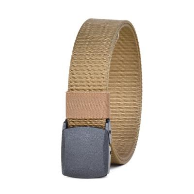 China Custom Made High Quality Nylon Automatic Male Tactical Belt Mens Q140 Strap Polypropylene+cow Buckle Army Belt Canvas Cloth Canvas Fabric Belts Belts for sale