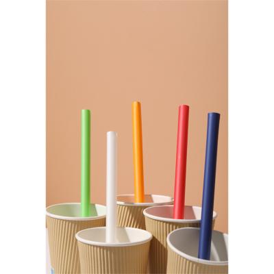 China PLA Hot Selling Customized Reusable Colorful Transparent PLA Straws for sale