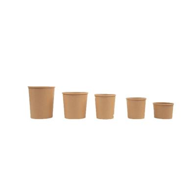 China Bio-degradable Ice Cream Paper Cone/bowl With Pp Lid,Paper Cup For Ice Cream 3 Oz for sale