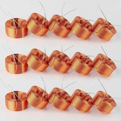 China High Performance Bevenbi 3MH 3.3mh Lead Wire FM Copper Coil Coupled Inductors Air Coil For Audio for sale