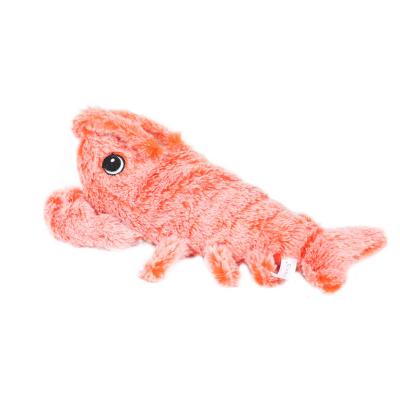 China Lobster Shrimp Toy Cat and Dog Interactive Toy Rechargeable Jumping Jumping Cat Toy for sale