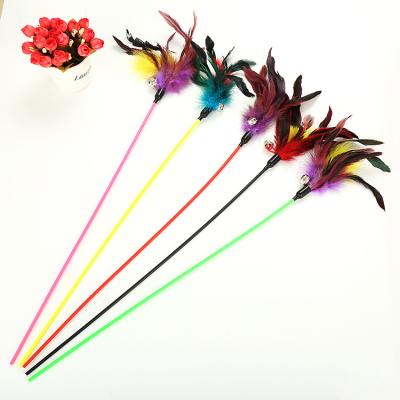 China Viable Colored Feather Cat Puzzle Cat Toy Pet Products Wholesale In Running Fast Delivery Cat Toy for sale