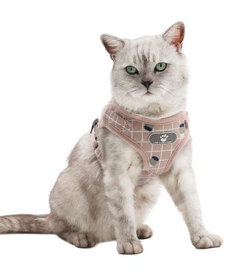 China Pet Leash Dog Vest Leash Reflective Strap Dog Cat Leash Chest Wholesale Small And Medium Return Spot for sale