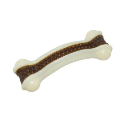 China Wholesale Viable Style Nylon Donut Leather Durable Dog Toys Chew Dog Bone Toy for sale