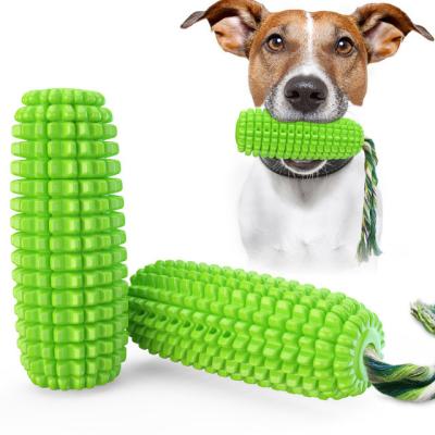 China Custom Sustainable Dog Toy Cotton Corn Toy Chew Shape Pet Plush Dog Toy for sale