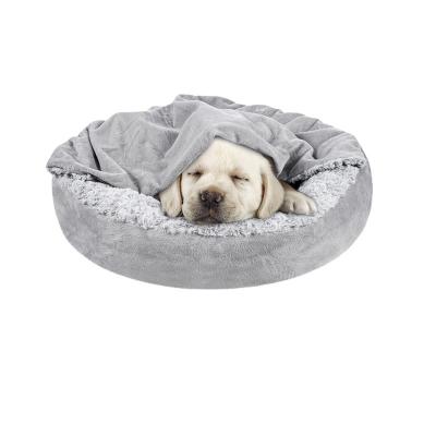 China Breathable Custom Pet Bed Cover Style Cover Silver Cocoon Dog Nest Bed for sale