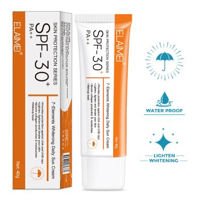 China Sunscreen OEM ODM Private Label SPF 30 Wide Spectrum Moisturizing UVA/UVB Sunscreen With Avocado Oil Waterproof Sunblock for sale