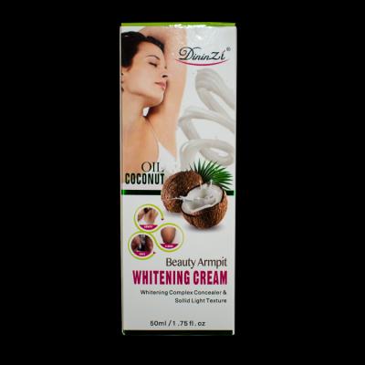 China Dark Circles Coconut Oil Whitening Cream Skin Lightener For Sensitive Spots Fast Whitening Skin Serum Oil for sale