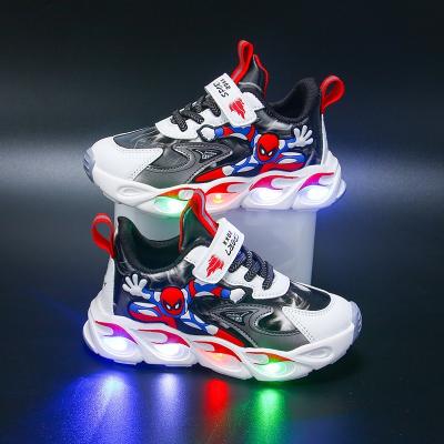 China LED Light Children's Leisure Sports Shoes Children's Shoes Air All Semi Anti-Skid Tide Sports Shoes for sale