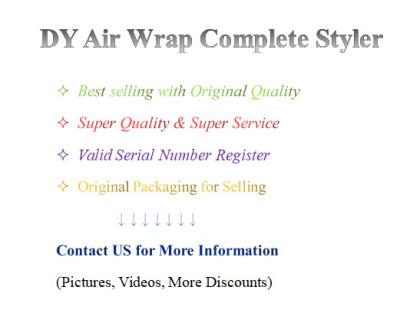 China 2021 Best Dy Air Wrap Salon Quality Adjustable Gold Heat Settings With Accessories Leather Case Hair Dryer For Dy Air Wrap Full Styler for sale