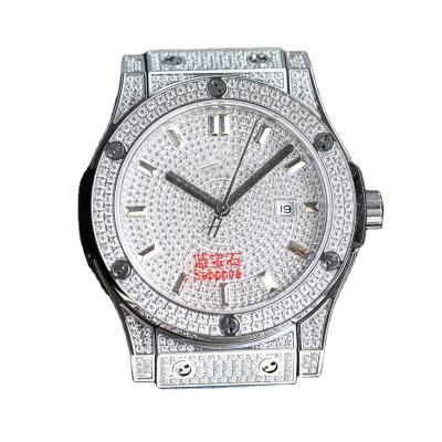 China Custom Auto Date Caliber 8215 Reinforced Coating Mirror 45mm Stainless Steel Mens Watch for sale