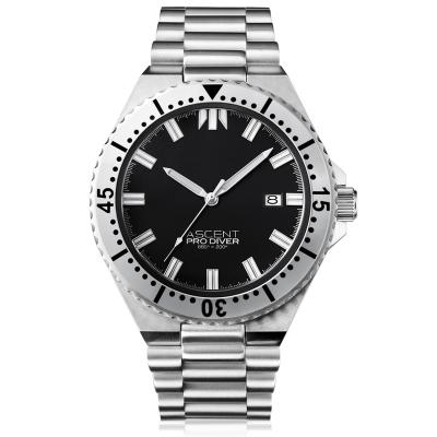 China OEM Luxury Stainless Steel Mechanical Men's Diver Luxury Custom Men's Auto Date Logo Watch Automatic Mechanical Watch for sale